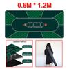 60x120cm Anti-slip Poker Layout Mat Texas Hold'em Table Pad Rubber Poker Table Mouse Mat Office Keyboard Gaming Tablecloth