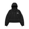 Hooded Logo Zip Mountain Outdoor Work Jacket Women Jackets Black NJ3LR30J
