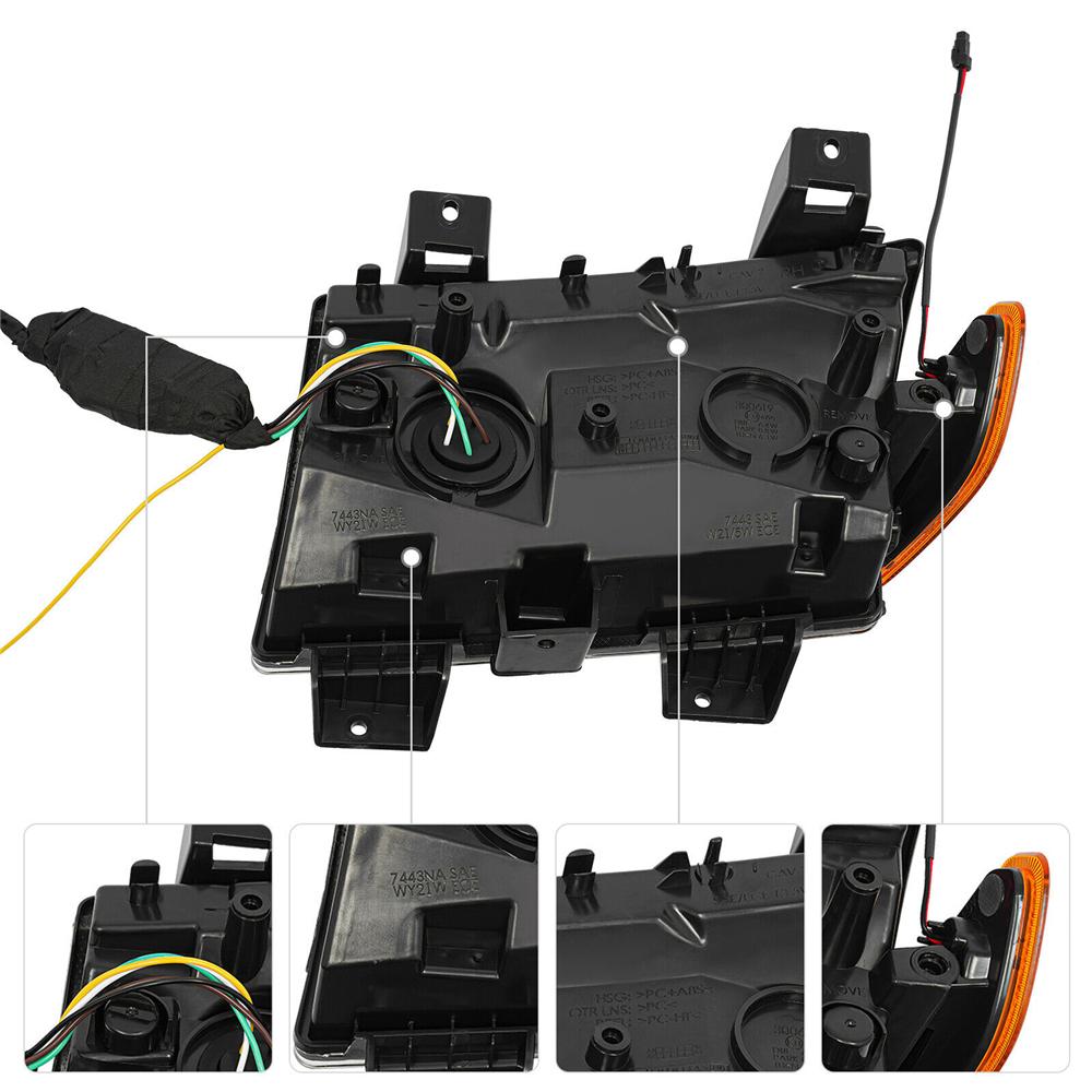 LED Turn Signal Light Right Side Lamp For 2018-2022 Jeep Wrangler JL 55112884AF