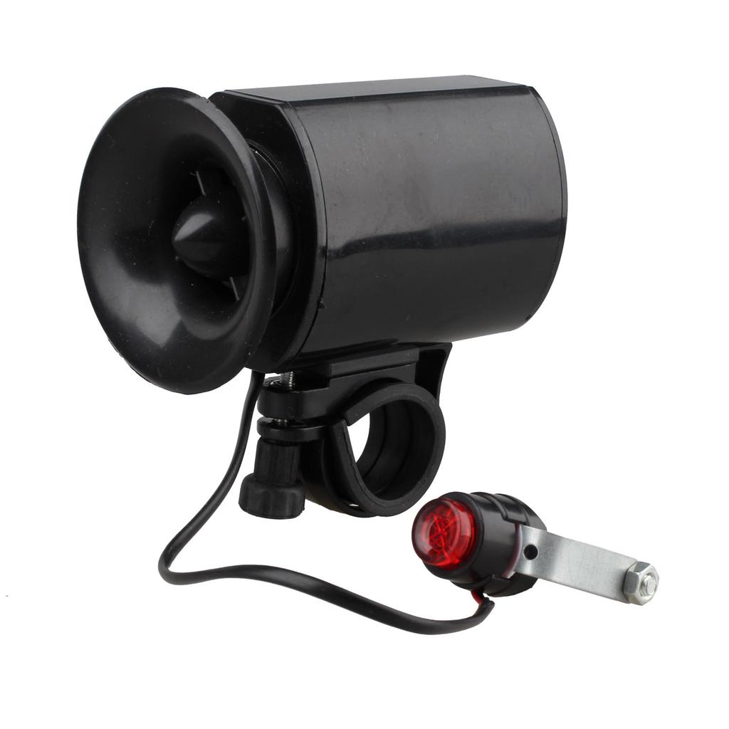 Isuper Bicicleta el/éctrica Cuerno 6 Suena Muy Ruidoso Alarma Manillar de la Bicicleta del Anillo de Bell del Cuerno de la Bici Altavoz Ultra-Alta