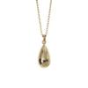 Golden Teardrop Pendant Necklace, Minimalist Dainty Jewelry for Women
