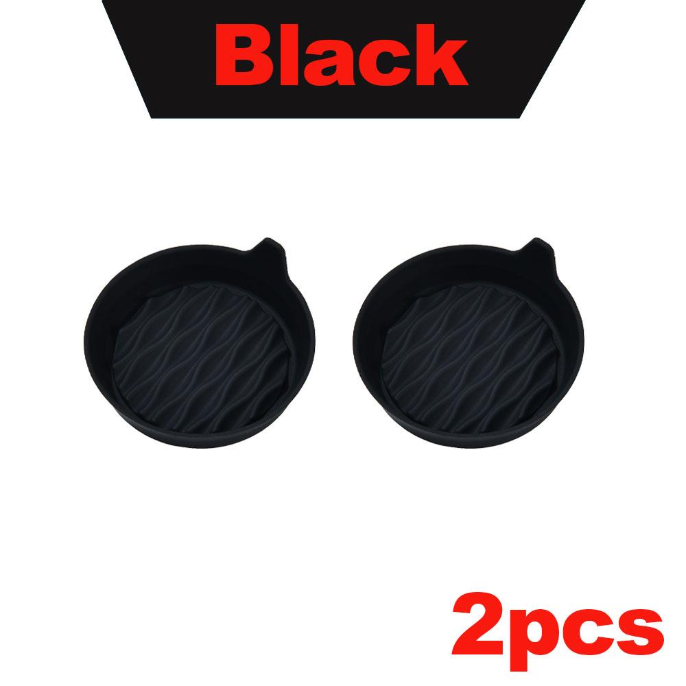 Wavy Car Cup Holder Coaster Silicone Cup Holder Insert Universal Non-Slip Cup Holders Auto Accessories Interior Silent Cup Pad