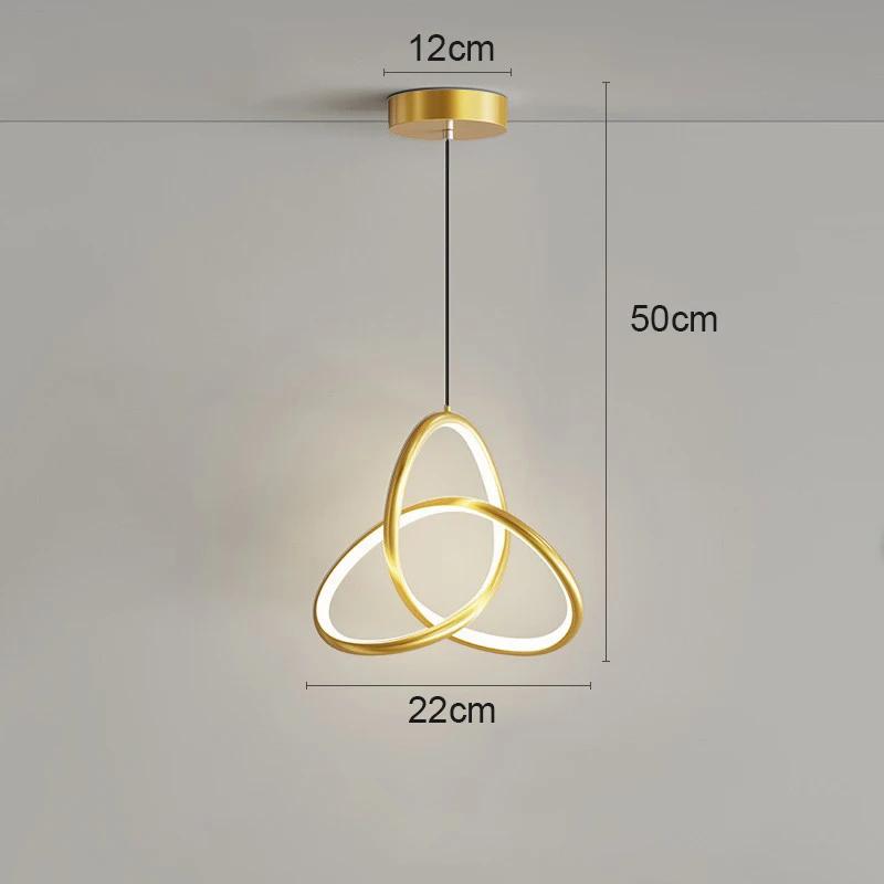 

Подвесные светодиодные светильники Lustre, подвесные светильники для потолка, прикроватные тумбочки для спальни, обеденные столики, украшение гостиной, скандинавский подвесной светильник 3 light colors