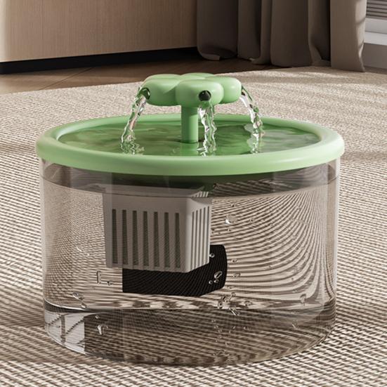 1,5L Katzenbrunnen Automatischer Haustier-Trinkbrunnen Leiser Haustier-Wasserspender