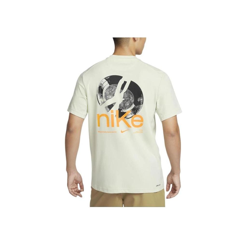 Nike American Vintage Letter Print Round Neck Casual Short Sleeve T-Shirt Men Tops Light-Green FN3320-020