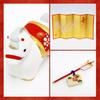 Osaka Choseido Zodiac Horse New Includes a Free Original Wooden Tag and a Hamaya Ornament, Ornament, Year's Ornament, Ceramic, (Sent Separately),