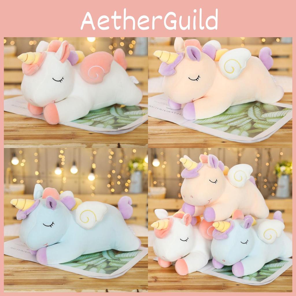 Dream Unicorn Cute Fur Toy Rainbow Angel Horse Sleeping Doll Gifts Birthday