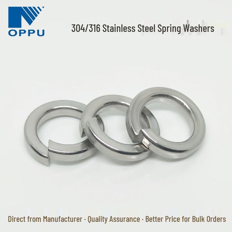 304/316 Stainless Steel Spring Lock Washers - Standard Type
