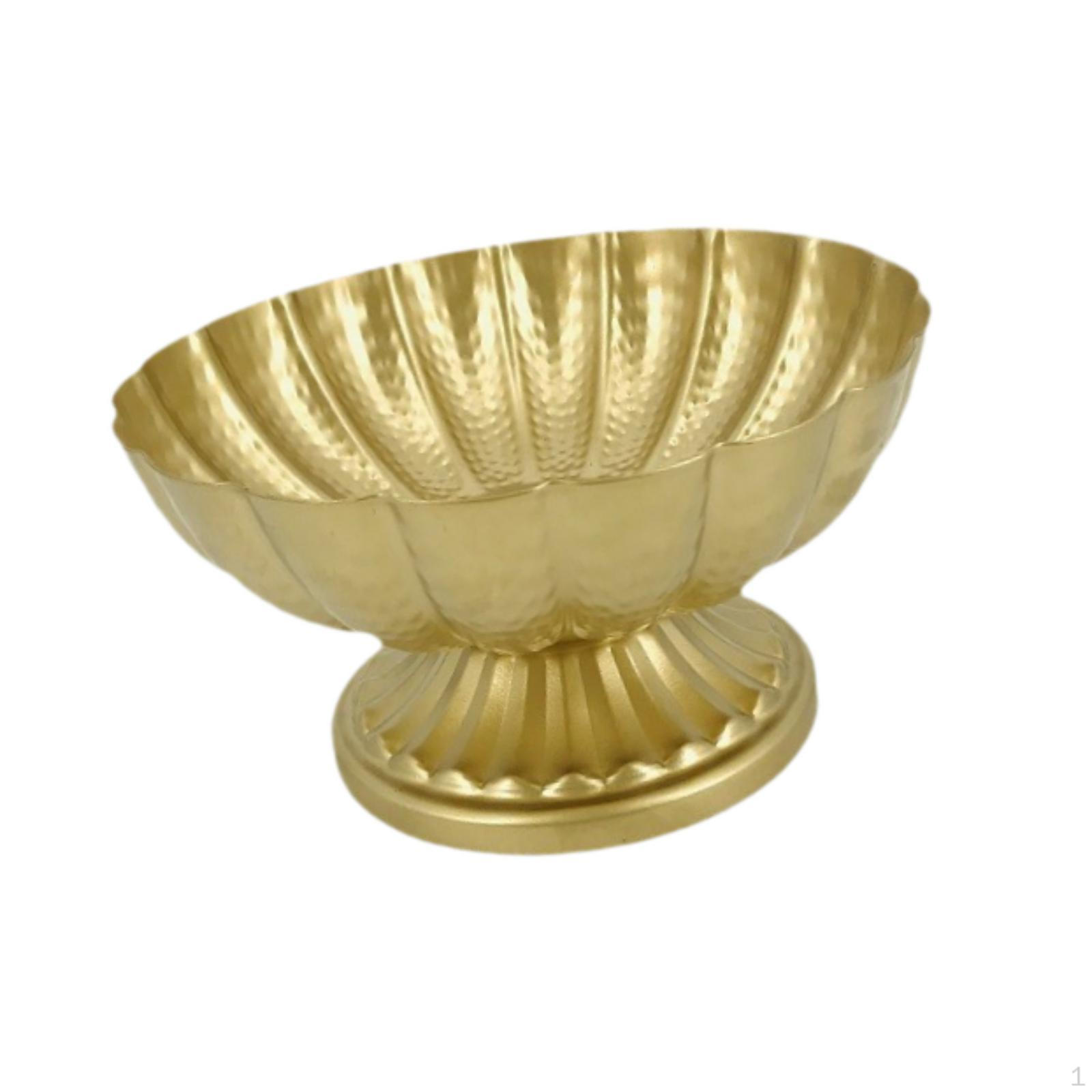 

Элегантная ваза для домашнего декора 18cm Deep Gold