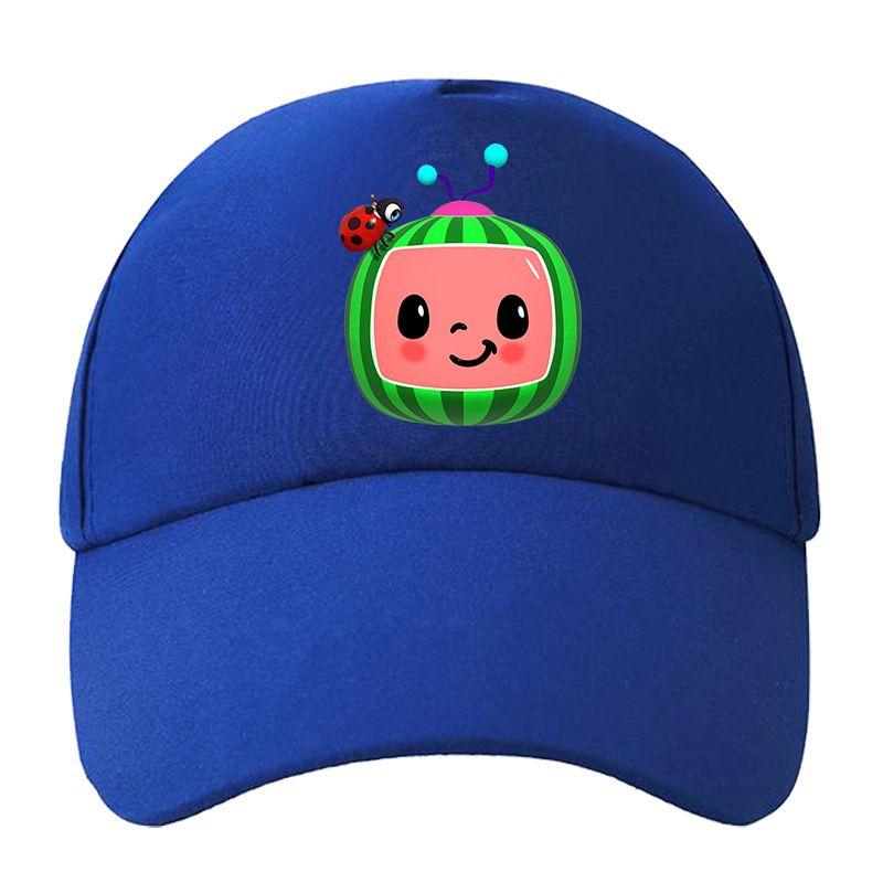 Cocomelon Funny Games Kids Cap Adjustable Snapback Sun Hat With Soft Material