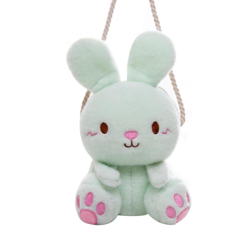 Rabbit Plush Fresh Fashionable Children Crossbody Bag Girl Coin Purse Kids Gift