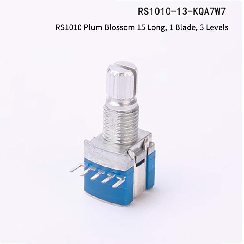 2Pcs Gear Change Switch Diy Accessories 1 Pole 2/3/4/5/6 Position 2 Pole 2/3/4 Position Rs1010 Band Switch Rotary Switch