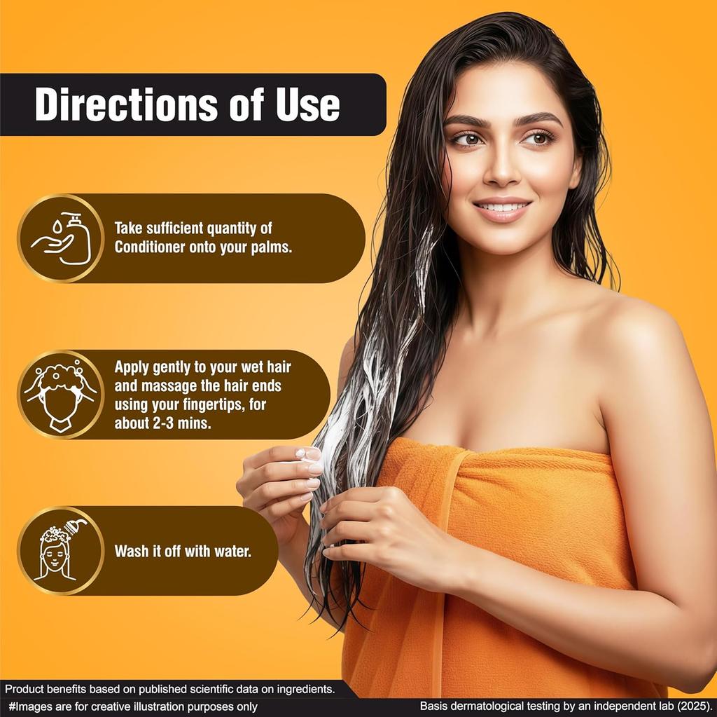 Multani Naturals Henna & Tulsi Hair Conditioner 270 ml For Smooth Frizz Control Shine Lightweight Daily Care All Hair Types