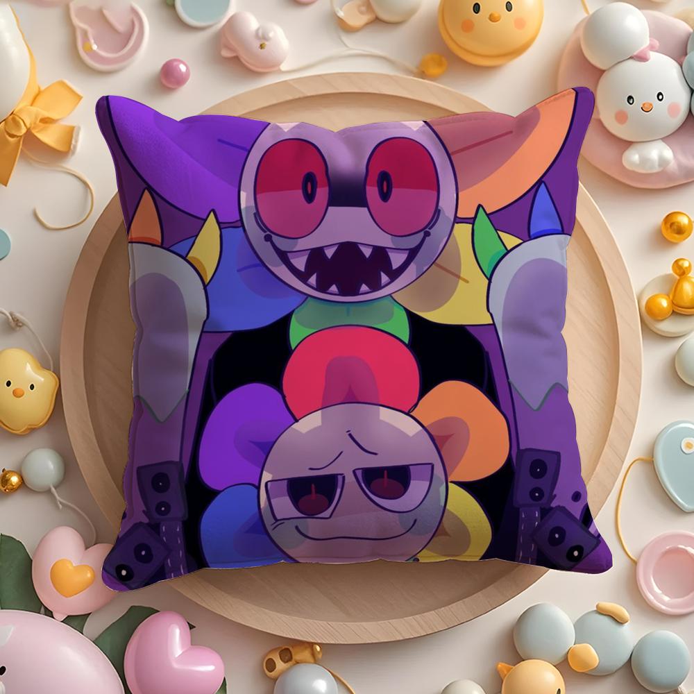 Game D-Dandys World anime Pillow Case Soft Plush Fabric Double-Sided Printed Cushion Cover Warm Winter Sofa Pillow Case