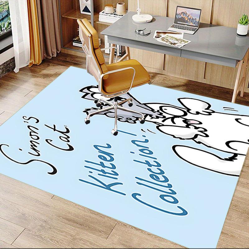 1 Stück Simon's Cat Kätzchen-Kollektion! Teppich Ultra Weich, Dick & Saugfähig, Rutschfeste Waschmaschinenfeste Matte für den Eingangsbereich