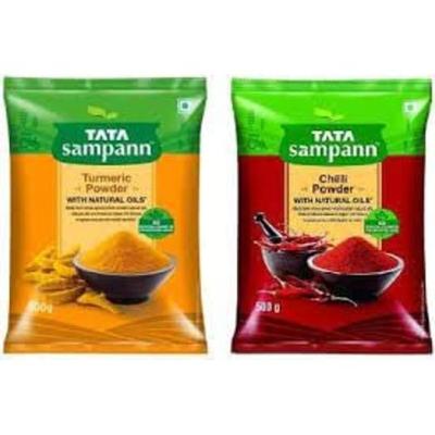 TATA Sampann Combo Pack (Chilli 200gm, Turmeric 200gm)