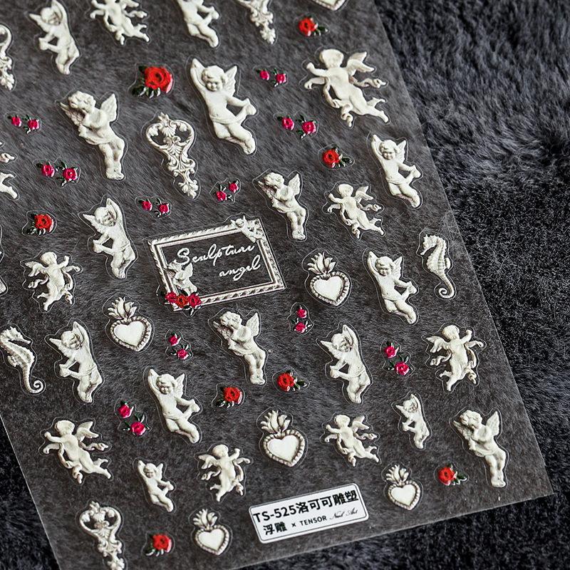 New Fruit Strawberry Jelly Nail Art Cute Stickers Sweetheart Cherry Bow Rabbit Diy Nail Decoration