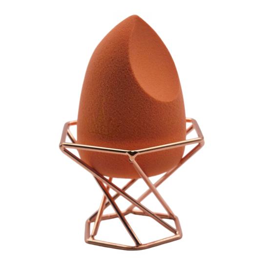 Beauty Egg Holder 3-Layer Iron Organizer with Airflow Makeup Sponge Ventilation Non-Slip Base Beauty Tool