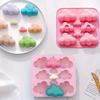 Cloud Shaped Chocolate  Mould DIY Cake Decor Baking Tool Porous Biscuit Pudding Ice Cube Mould Soap Candle Mold Gifts