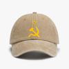 Hamer en Sikkel Gewassen Communisme Marxisme Socialisme CCCP pet Verstelbare Sport unisex Baseballpet casual zonnehoeden