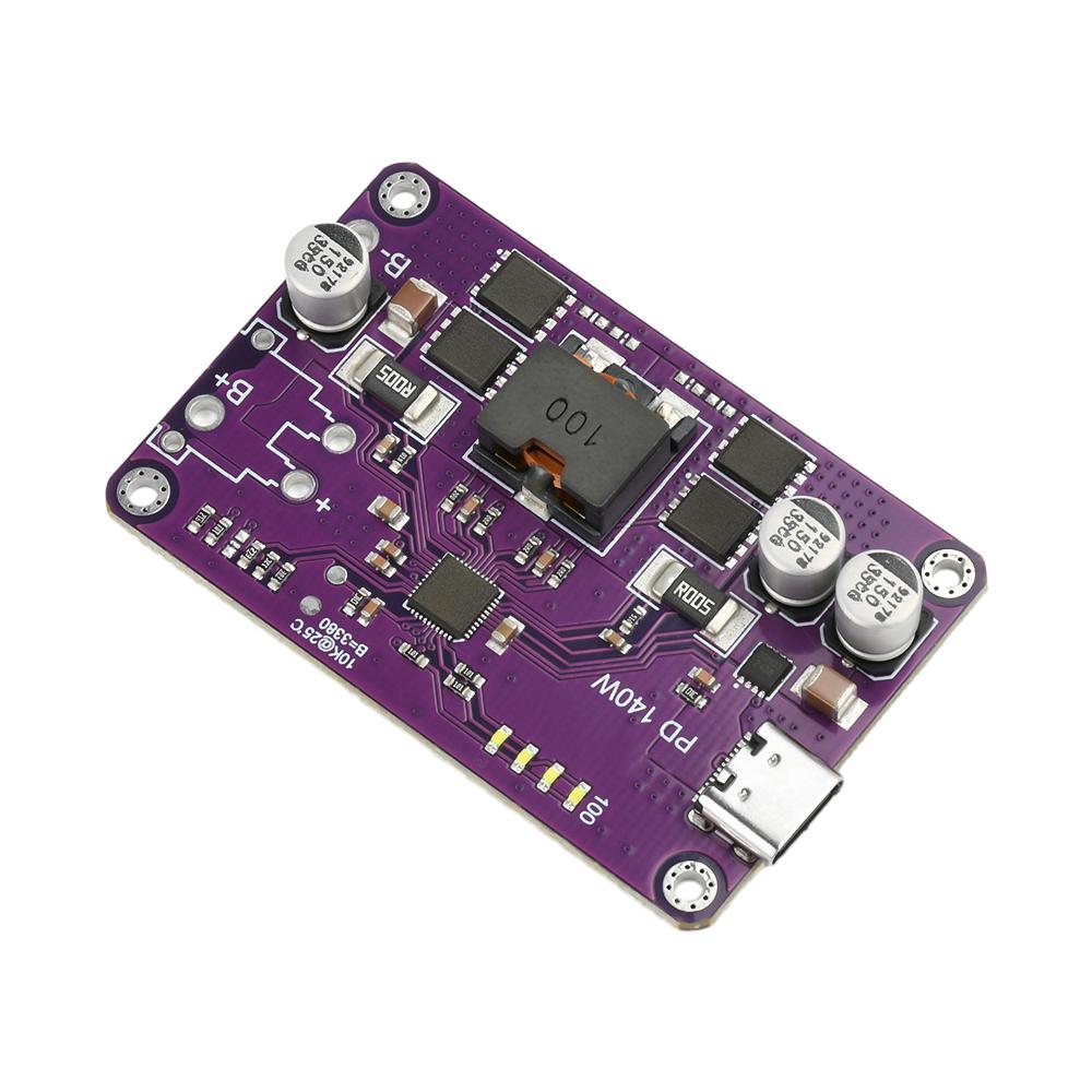 140W Fast Charging Power Module for 3S 4S 5S 6S Lithium Battery PD3.1 Type-C Interface Charging And Discharging Module