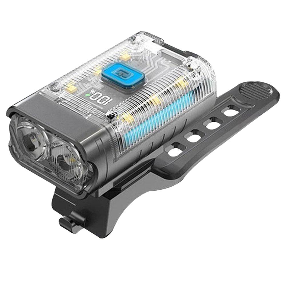 D2 Bicycle Flashlight Headlight LED Bike Light Rechargeable Bike Front Light MTB Road Bike Head Lamp Safety Night Riding Cycling