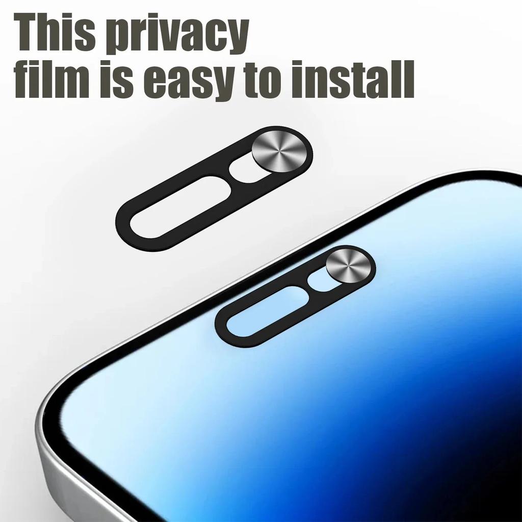 Webcam Cover Beschermer Privacy Webcam Cover Schuif voor IPhone 16 Pro Max 16/15/14Pro/Pro MAX Ultra-Dunne Camera Beveiligingshoezen
