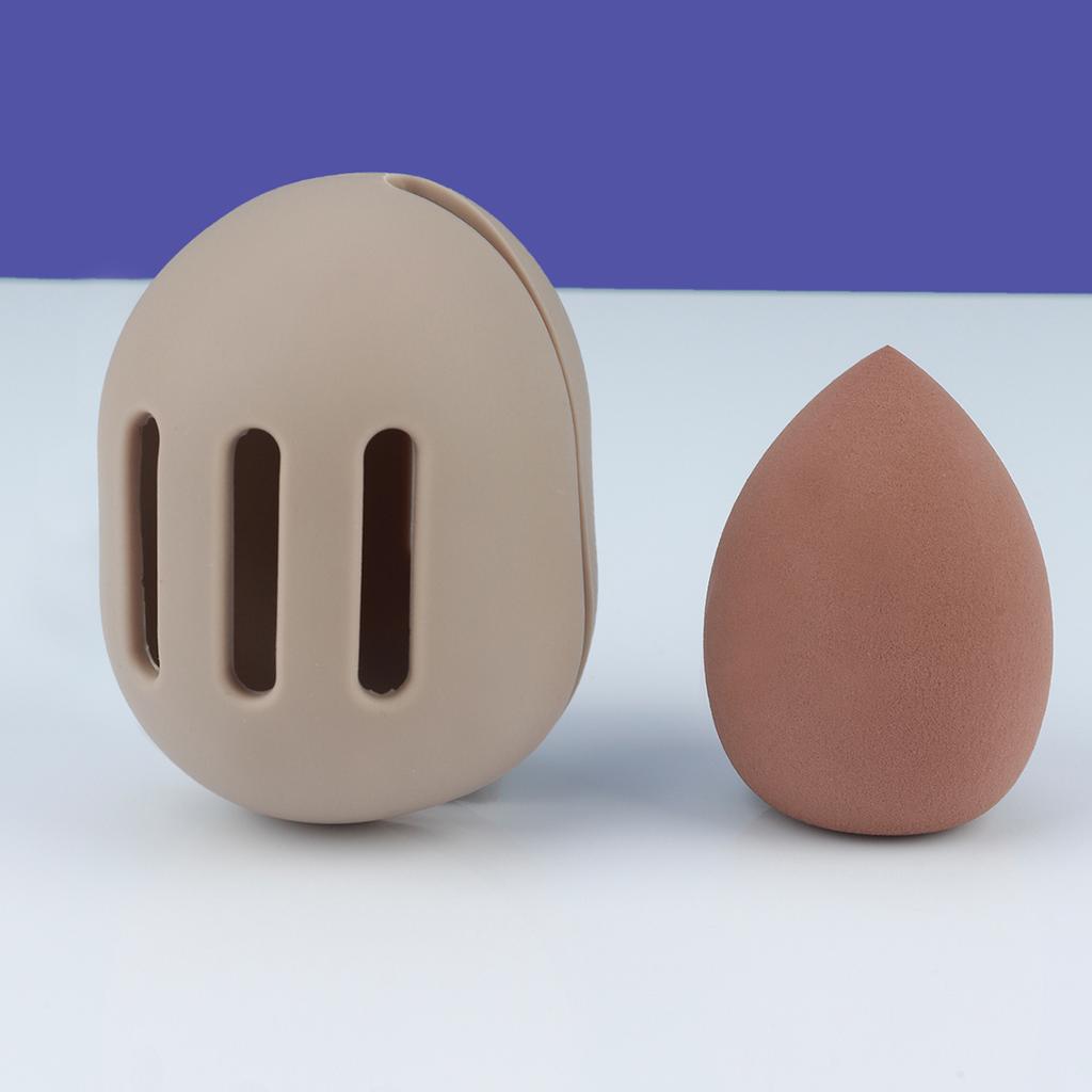 1pc Makeup Sponge Anti-dust Cover Silicone Beauty Blender Organizer Travel Powder Puff Storage Box Beauty Sponge Holder