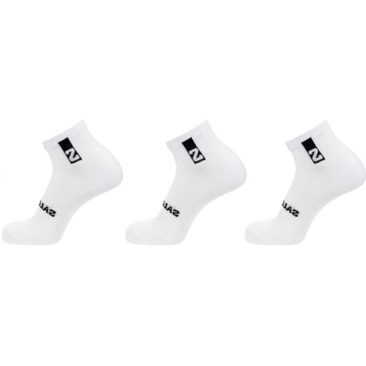 SALOMON Crew Socks Unisex 3 Pack White LC2086500 36-38