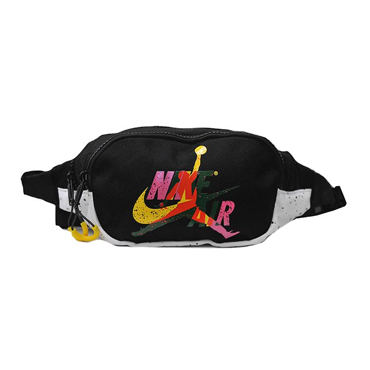 

New Jordan Polyester Crossbody Bag, Sling Bag, Fanny Pack Regular Unisex Black White 9A0260-K25 24.9*5.1*13.0CM