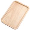 Japanese-Style Solid Wood Rectangular Tea and Cake Tray