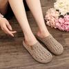 Summer New Birkenstock Hole Shoes Women'S Bag Head Half Slippers Soft Sole Breathable Hollow One Pedal Lazy Sandals