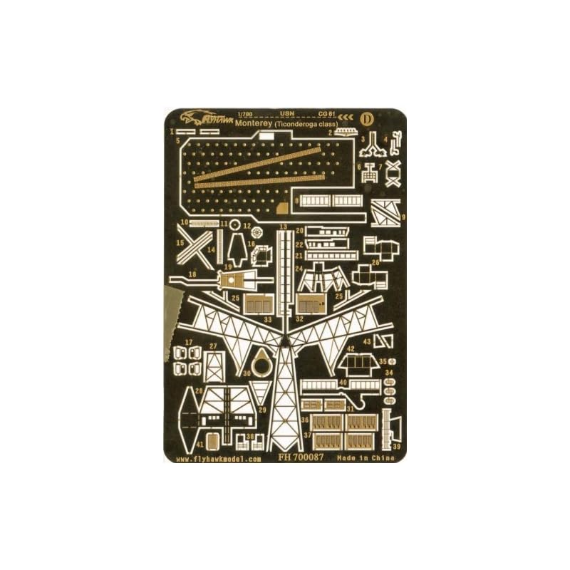 fly hawk model 1/700 american navy Ticonderoga class (for dragon) parts for plastic models FLYFH700087