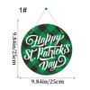 Enhances Holiday Decors with Patrick's Day Leaves Sign Welcome Door Sign for Both Indoor and Outdoor Use Decors