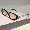 Oval Sunglasses Women  New Fashion Vintage Outdoor Decor Shades Ladies Trendy Luxury Brand Design Casual Sun Glasses