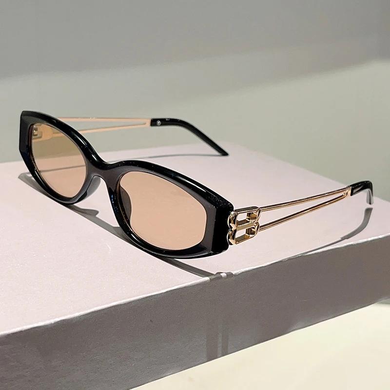 Oval Sunglasses Women  New Fashion Vintage Outdoor Decor Shades Ladies Trendy Luxury Brand Design Casual Sun Glasses