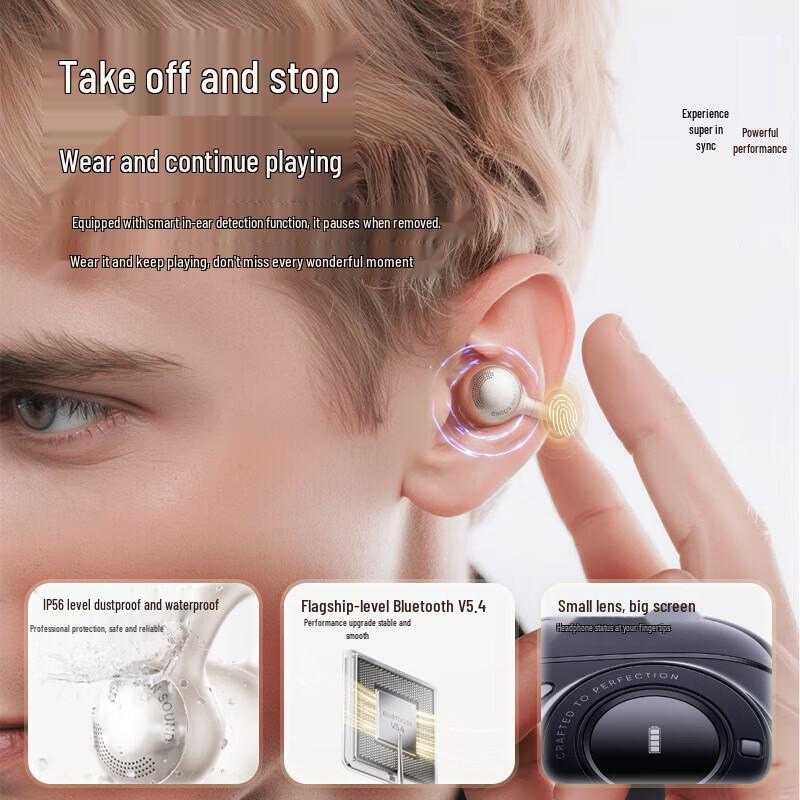 Edifier Paipai Open-Ear True Wireless Headphones with OLED Display