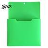 Project Management Folders Wall Mounted File Pocket Organizer 1.18 Inch Deep Compartment A4 Plastic Paper Storage Hanging Document Holder for Office