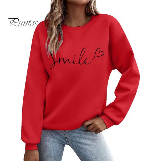 

Унисекс толстовка с круглым вырезом средней длины свободный однотонный топ эластичные манжеты и подол хип-хоп стиль походный спортивный уличный пуловер топ XXL красный