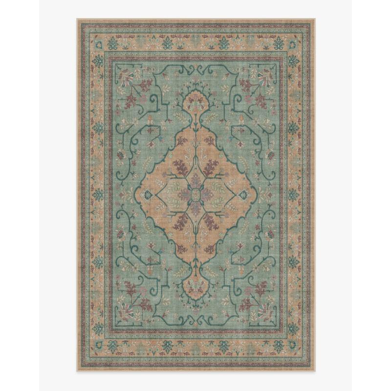 Tapete Persa Vintage Sala de Estar Tapete Antiderrapante Lavável Tapetes Decoração de Quarto Estilo Étnico Vintage Tapete Tapete Turco 140x200cm-55x79in