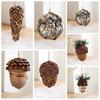 Foam Christmas Tree Decorations Small Simulated Pinecone Pendant  Home Party