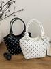 2026 Summer Women's Polka Dot Handbag: Exquisite Small Outing Shoulder Crossbody Bucket Bag