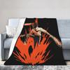 Anime Chainsaw Man Superweiche Decke Kobeni Manga Denji Power Reze Plüsch-Kuscheldecke Stuhl Flanell-Tagesdecke Sofa-Bettbezug