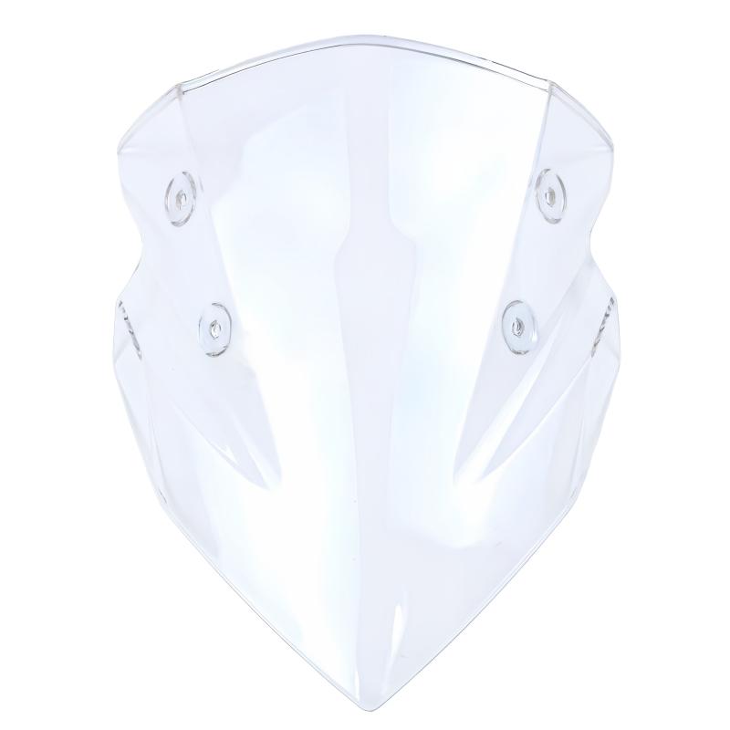 Motorcycle Windshield Air Deflector Front Windshield Flow Guide Plate Double Bubble for Kawasaki Z 400 Z400 -