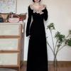 The New Popular Autumn and Winter Are Very Good-looking, Attend Important Occasions, Be Generous and Decent, Wear a Black Dress with Temperament