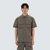 Taslan Two-Pocket Short-Sleeve Shirt Khaki (S25MMLSH50)