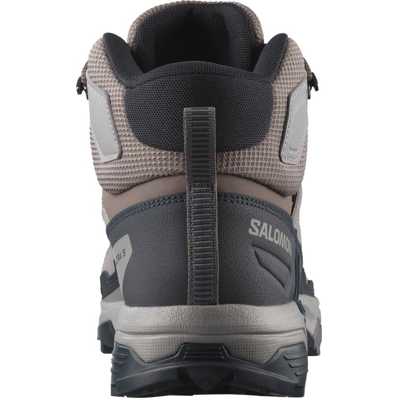 SALOMON X ULTRA 5 Shock Absorbers Waterproof Support Rebound Mid Top Mountaineering Hiking Shoes Men's Sneakers 478548