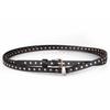 European and American Fashion, Punk Rivets, Black Super Long Winding Two Circles, Women's Thin Belt, Women's Belt Mixed