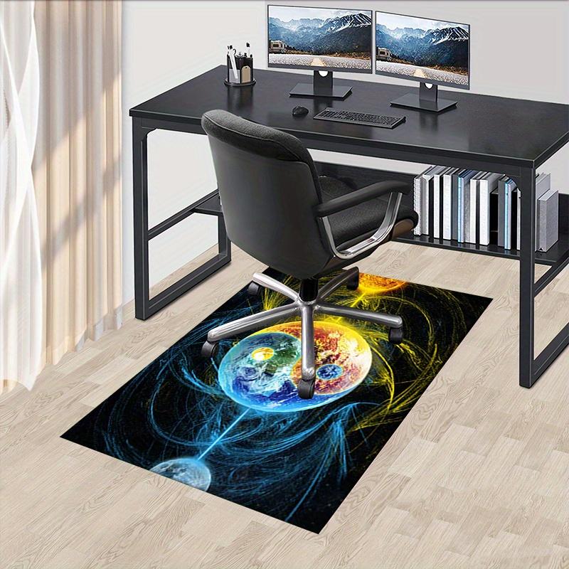 1pc. Yin Yang Earth Sun Moon Office Chair Rug Home Decor Gift Outdoor Carpet Mat 60cm by 90cm