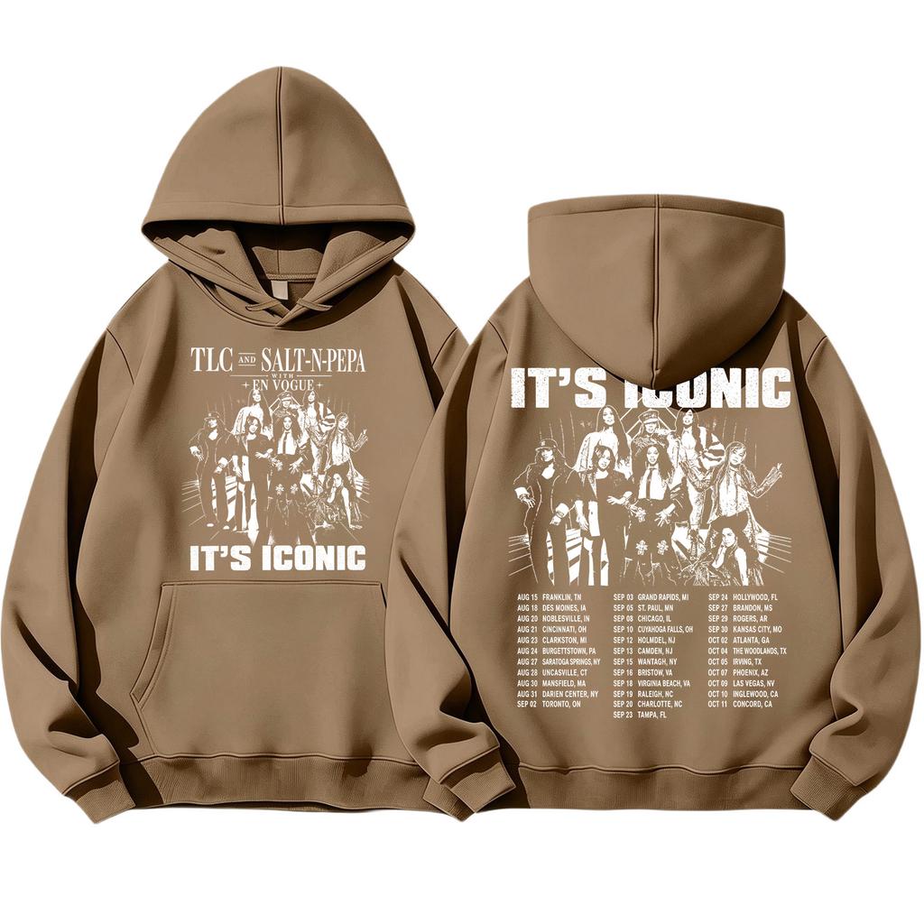Günlük Rahat Giyim İçin Unisex Hafif Uzun Kollu Baskılı Kapüşonlu Sweatshirt